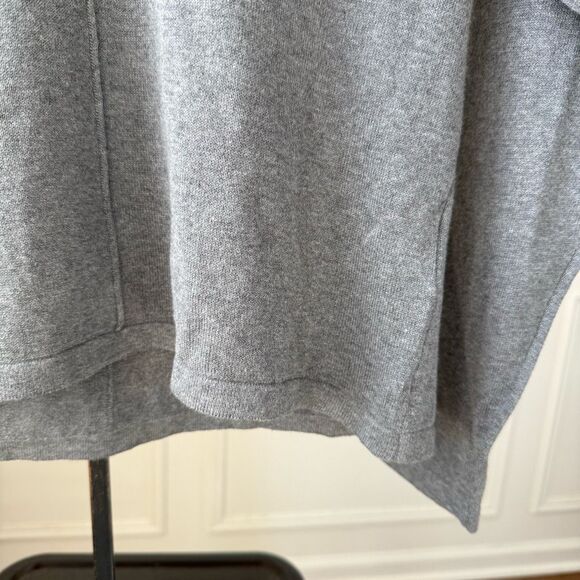 NWT Pact Fine Knit Relaxed Sweater 100% Organic Cotton Grey $98 S - Picture 3 of 5